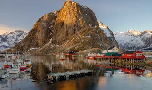 metsaperture lofoten hamnoy