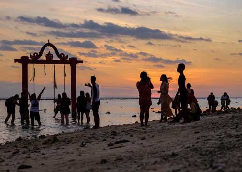 metsaperture Gili adası günbatımı