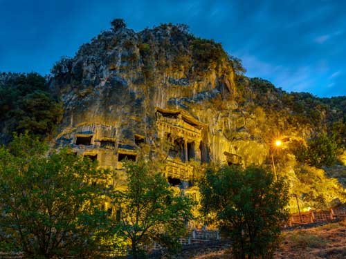 metsaperture fethiye kaya mezarları